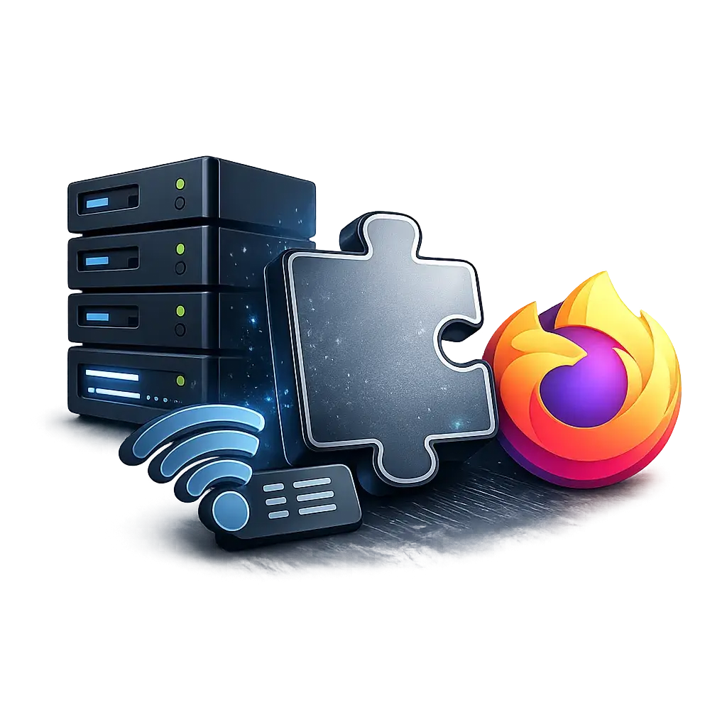 Дополнение Proxywing прокси менеджер для управления прокси-серверами в Mozilla Firefox
